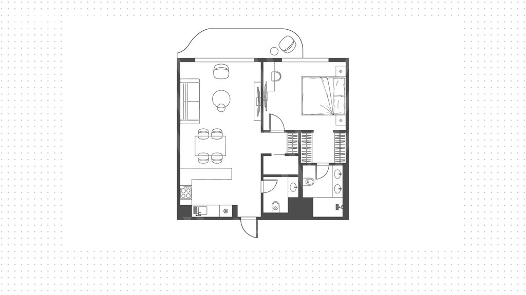 Stüdyo daireler satılık - Abu Dabi - $394.800 fiyata satın al – resim 1