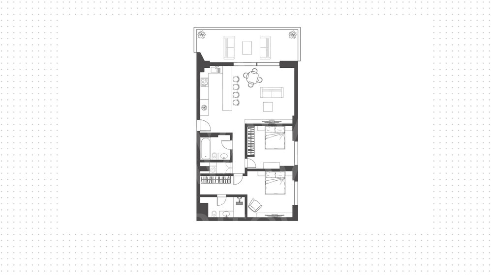 Compre 1127 apartamentos  - 2 habitaciones - EAU — imagen 33