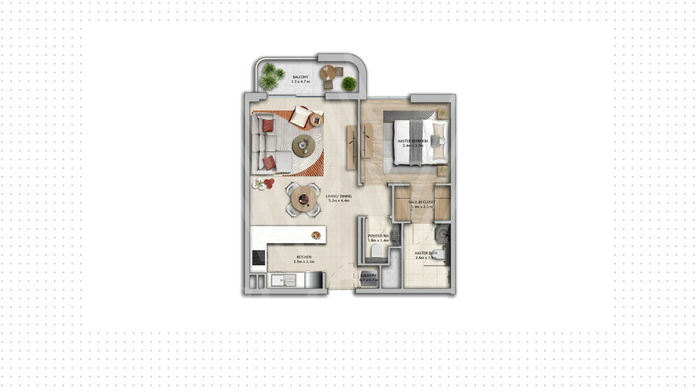 34 Wohnungen kaufen  - 1 Zimmer - Saadiyat Island, VAE – Bild 14