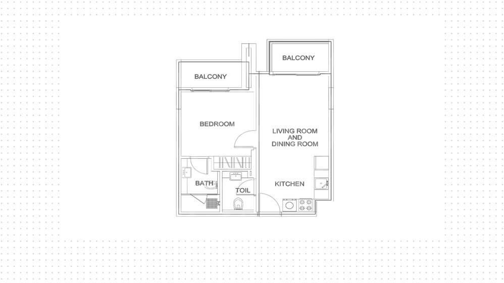 Immobilie kaufen - 1 Zimmer - Dubailand, VAE – Bild 1