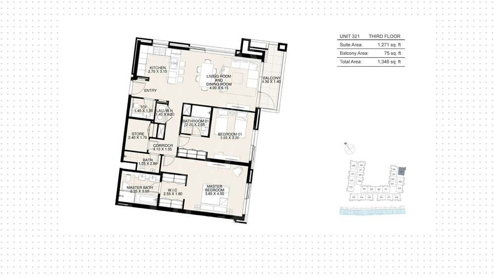Immobilie kaufen - 2 Zimmer - Al Wasl, VAE – Bild 11