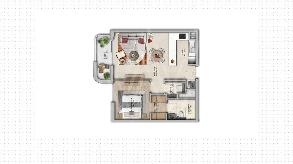 34 Wohnungen kaufen  - 1 Zimmer - Saadiyat Island, VAE – Bild 1