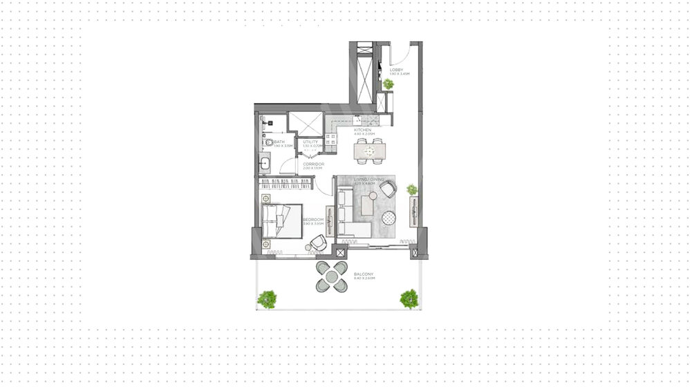 16 Wohnungen kaufen  - 1 Zimmer - City Walk, VAE – Bild 17
