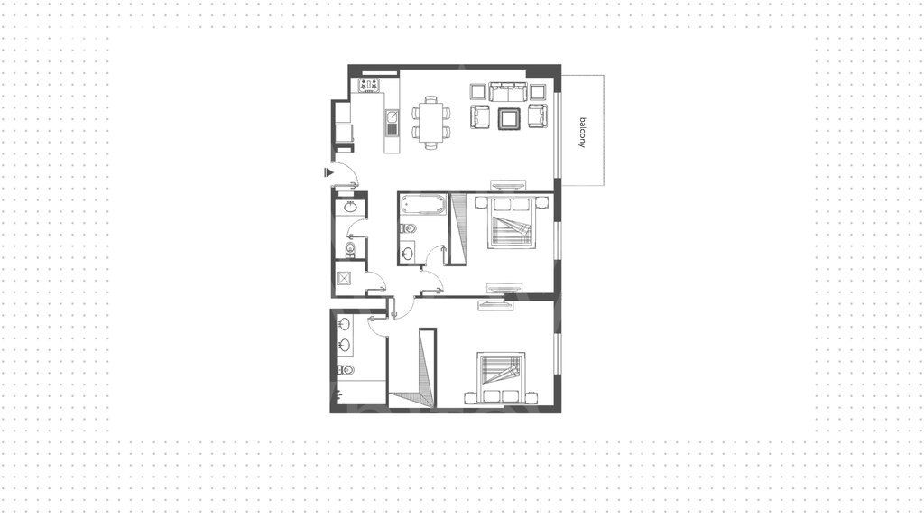 Apartamentos a la venta - Comprar para 1.061.900 $ — imagen 1