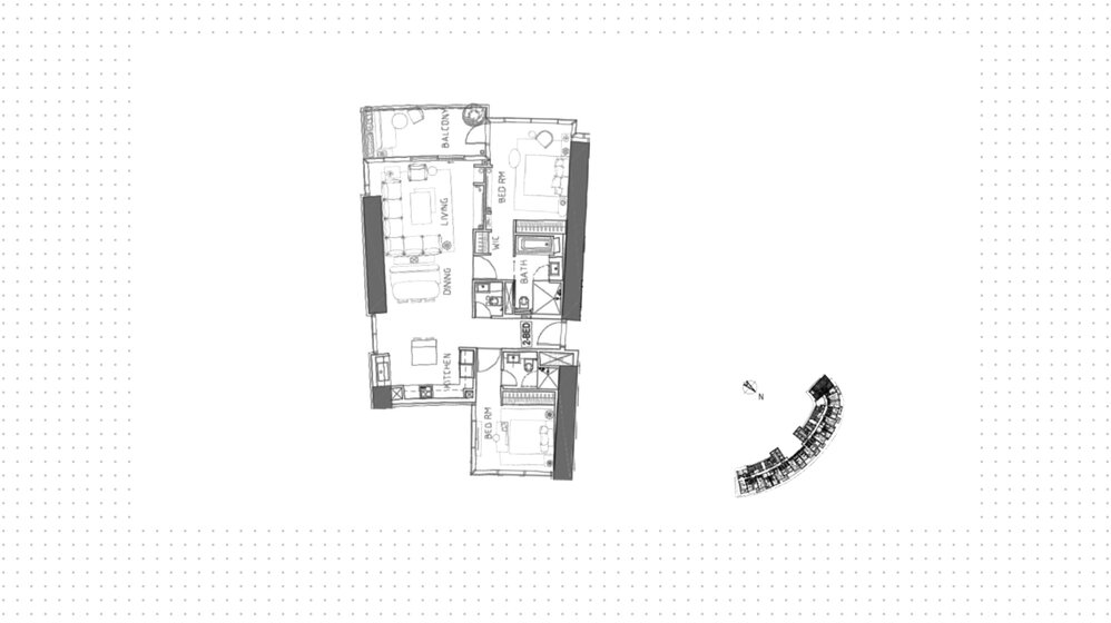 Compre una propiedad - 2 habitaciones - Dubai Marina, EAU — imagen 25