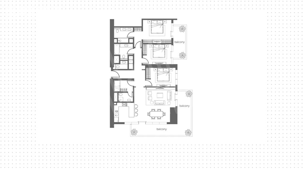 Stüdyo daireler satılık - $1.944.200 fiyata satın al – resim 1