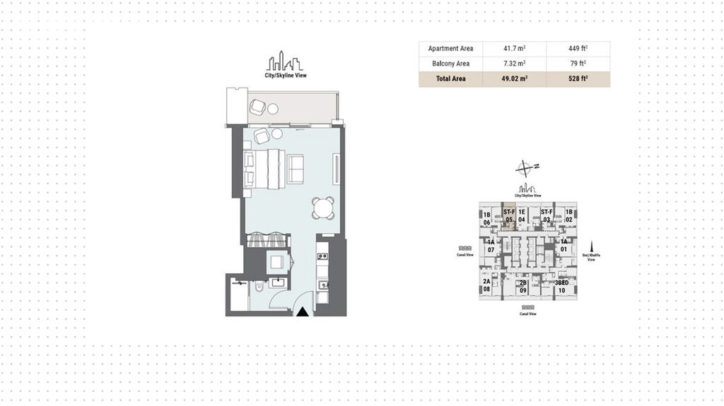 Apartamentos a la venta - Dubai - Comprar para 458.100 $ — imagen 1