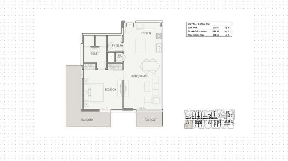 Immobilie kaufen - 1 Zimmer - Dubai Hills Estate, VAE – Bild 9