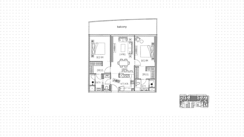 Immobilie kaufen - 2 Zimmer - Dubai Harbour, VAE – Bild 21