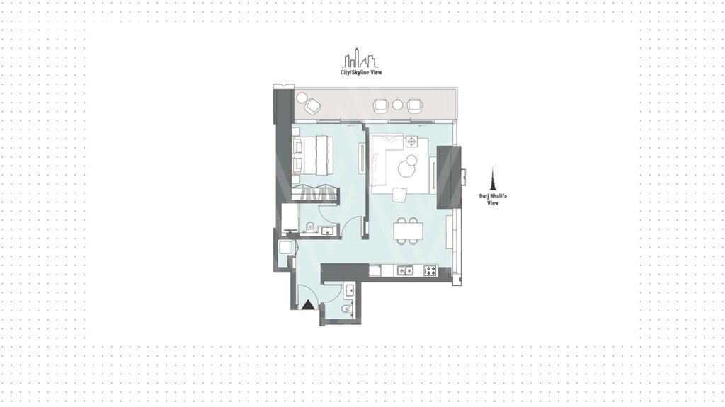 Stüdyo daireler satılık - Dubai - $626.300 fiyata satın al – resim 1