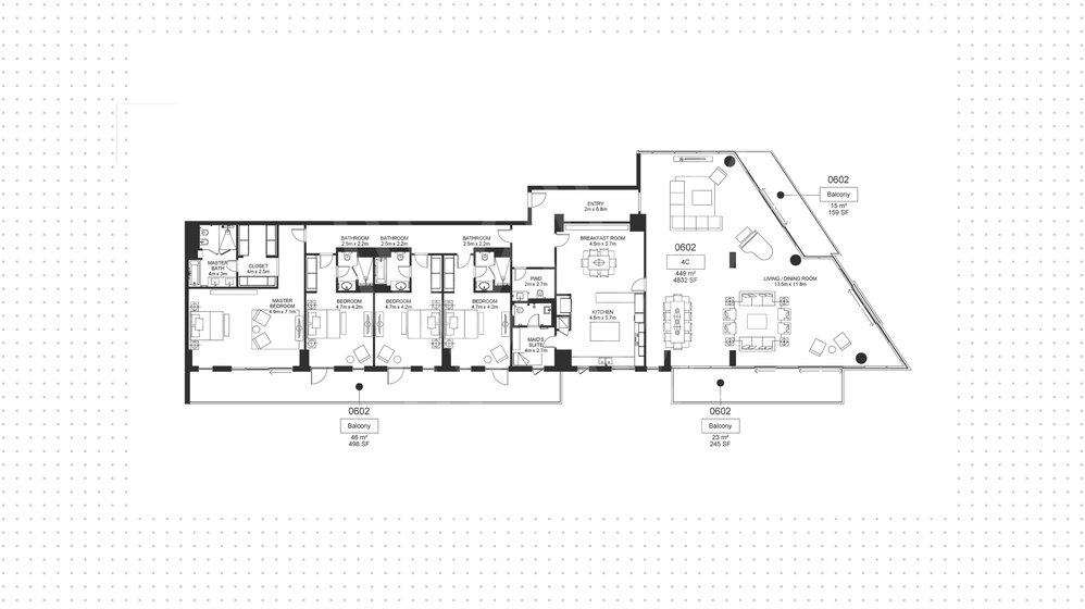 Gayrimenkul satınal - 3 odalı - Abu Dabi, BAE – resim 1