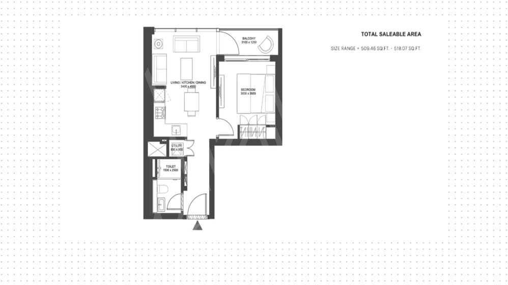 127 stüdyo daire satın al - 1 odalı - MBR City, BAE – resim 9