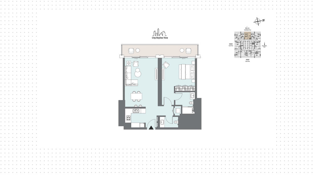 Immobilie kaufen - 1 Zimmer - Business Bay, VAE – Bild 13