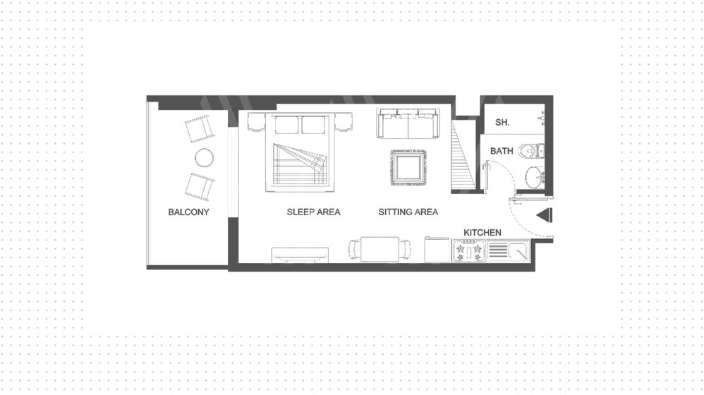 5060 stüdyo daire satın al - Dubai şehri, BAE – resim 9