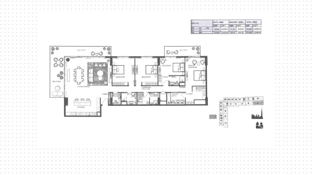 Купить недвижимость - 4 комнатные - City Walk, ОАЭ - изображение 1