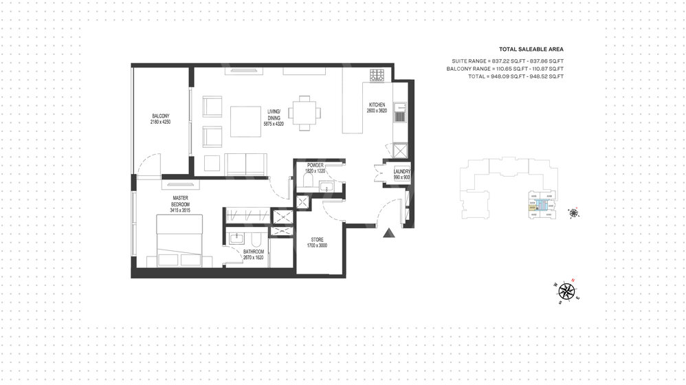 Compre una propiedad - 1 habitación - EAU — imagen 25