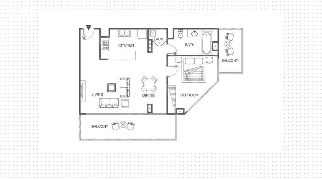 Stüdyo daireler satılık - Abu Dabi - $354.000 fiyata satın al – resim 1