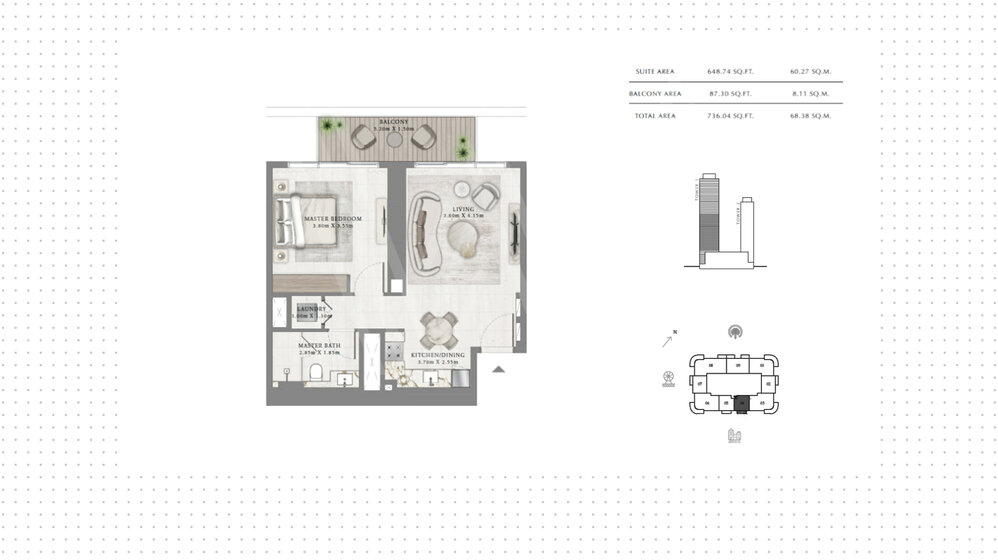 5369 stüdyo daire satın al - BAE – resim 22