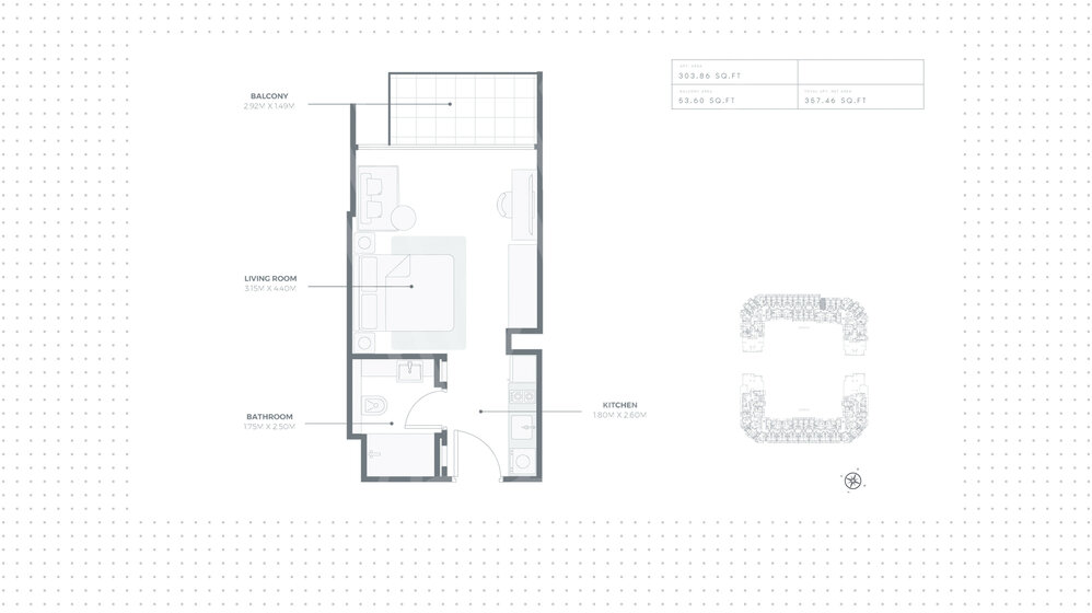 Apartamentos a la venta - Dubai - Comprar para 198.000 $ — imagen 14