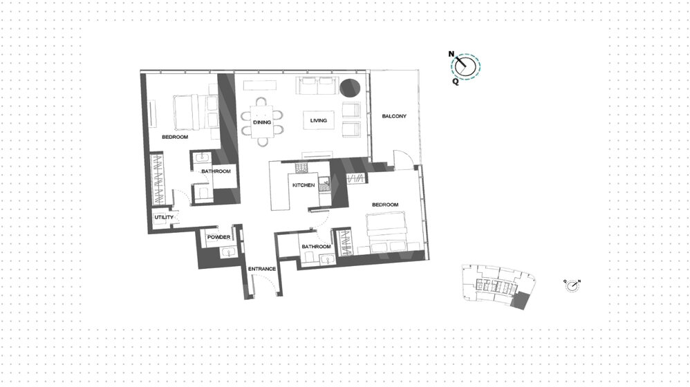 Immobilie kaufen - 2 Zimmer - City of Dubai, VAE – Bild 25