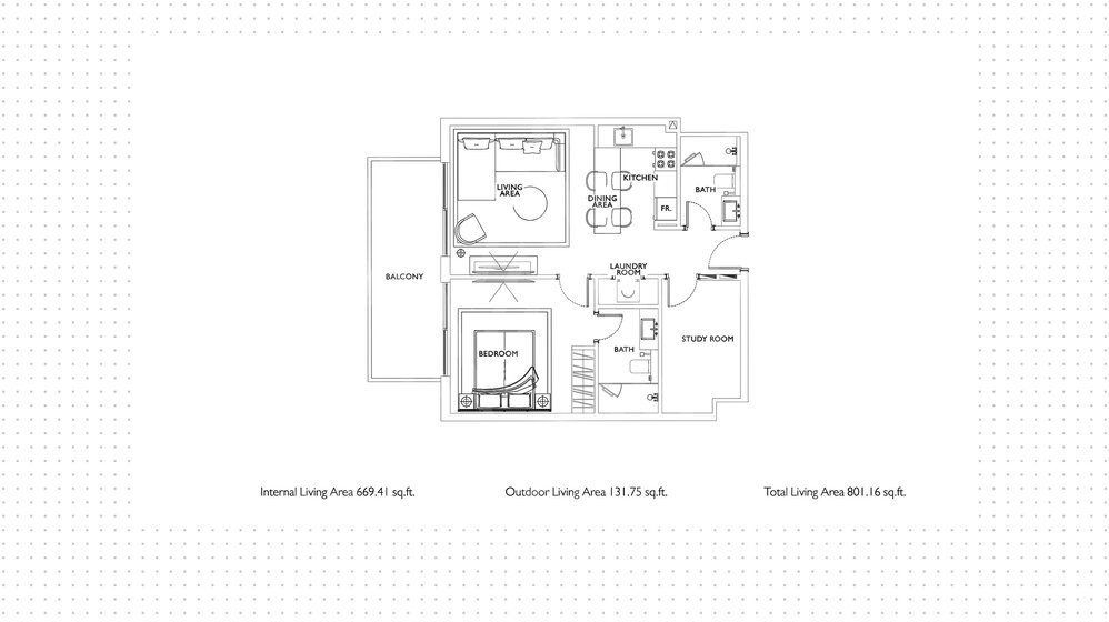 Immobilie kaufen - 1 Zimmer - Jumeirah Village Circle, VAE – Bild 21