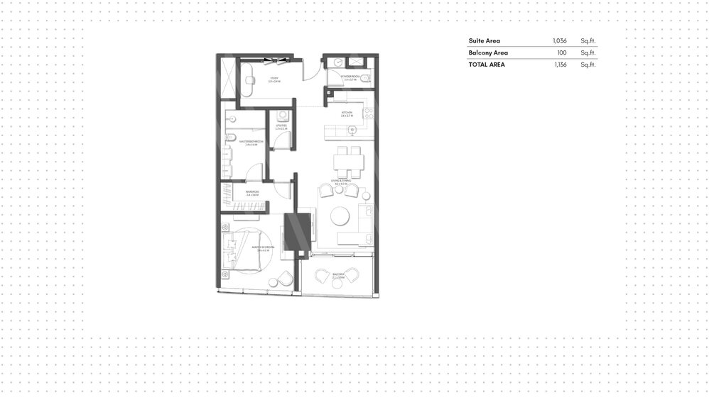 Acheter un bien immobilier - 1 pièce - Émirats arabes unis – image 1