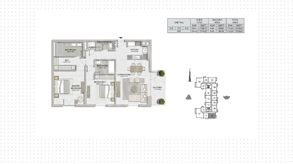 1127 stüdyo daire satın al - 2 odalı - BAE – resim 29