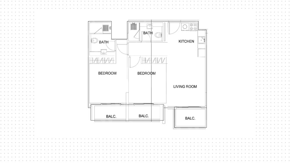 Immobilie kaufen - 2 Zimmer - Dubailand, VAE – Bild 1