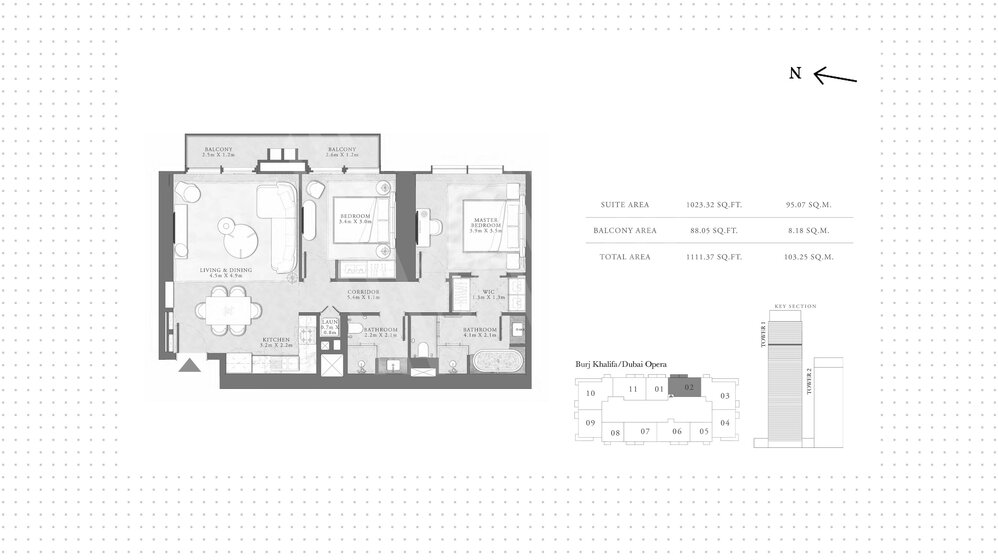 1127 stüdyo daire satın al - 2 odalı - BAE – resim 26