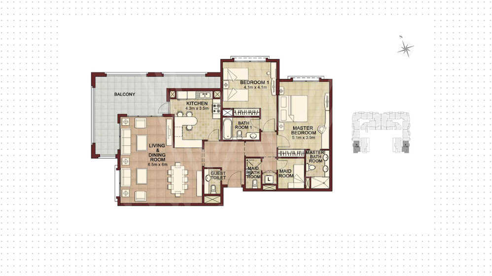 Compre 88 apartamentos  - 1 habitación - Yas Island, EAU — imagen 20