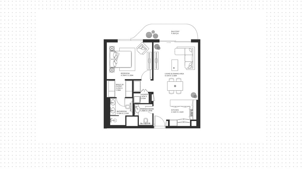 Compre una propiedad - 1 habitación - Yas Island, EAU — imagen 9