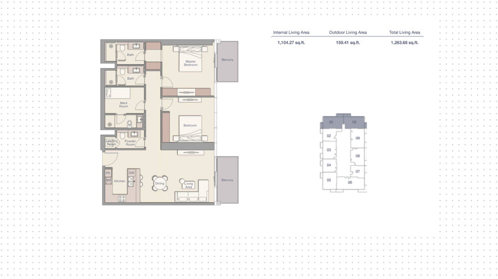 Immobilie kaufen - 2 Zimmer - Jumeirah Lake Towers, VAE – Bild 18