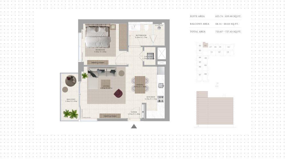 Immobilie kaufen - 1 Zimmer - Dubai Hills Estate, VAE – Bild 30