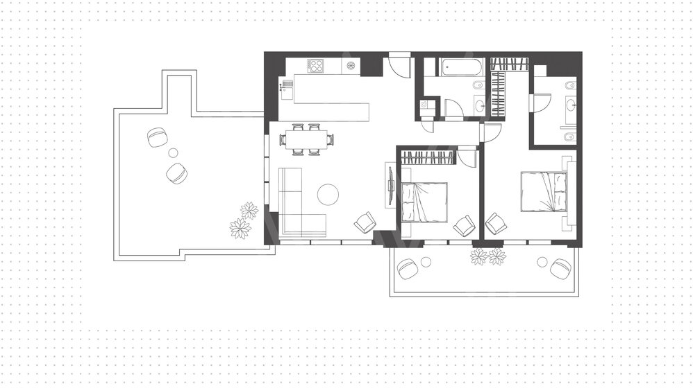 Gayrimenkul satınal - 2 odalı - Abu Dabi, BAE – resim 1