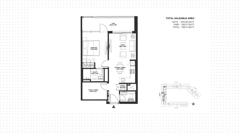 Купить недвижимость - 2 комнатные - Sobha Hartland, ОАЭ - изображение 14