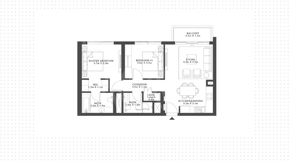 Immobilie kaufen - 2 Zimmer - Dubai Hills Estate, VAE – Bild 9