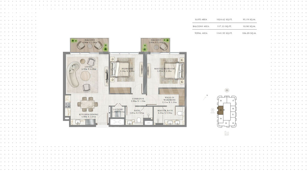 Apartamentos a la venta - Comprar para 1.377.800 $ — imagen 1