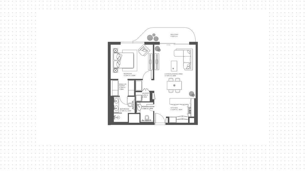 Купить недвижимость - 1 комнатные - Yas Island, ОАЭ - изображение 14