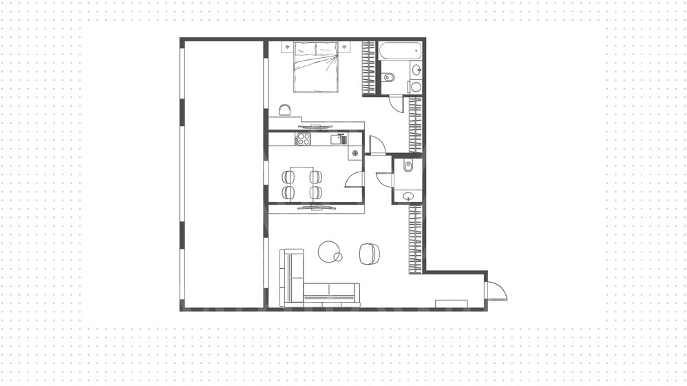 Gayrimenkul satınal - 1 odalı - BAE – resim 1