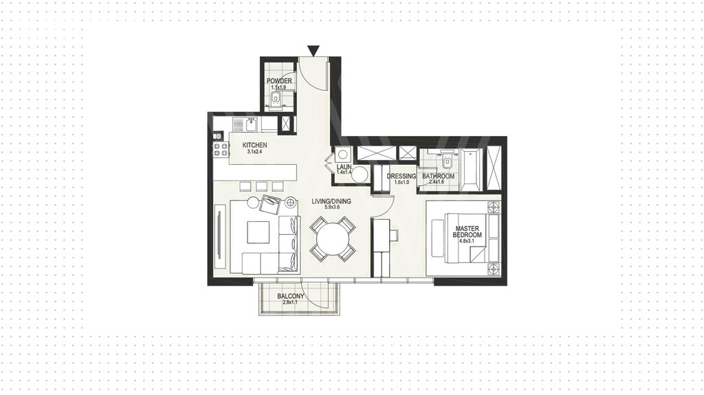 Apartamentos a la venta - Dubai - Comprar para 476.500 $ — imagen 1