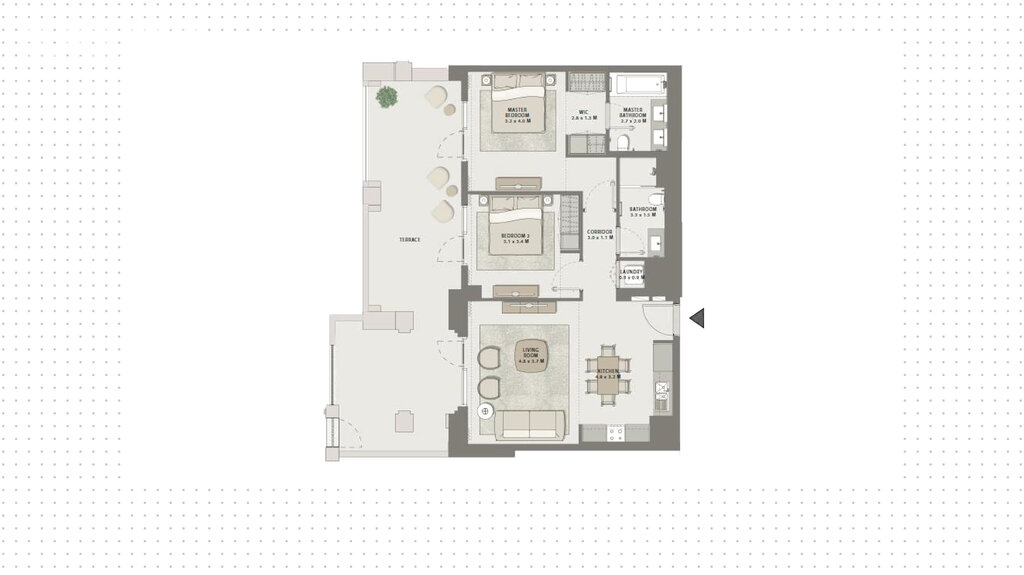 Апартаменты на продажу - Дубай - Купить за 993 900 $ - изображение 1