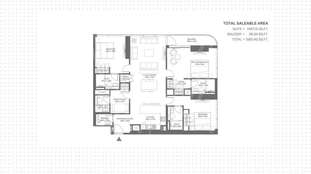 4 Wohnungen kaufen  - 3 Zimmer - MBR City, VAE – Bild 9