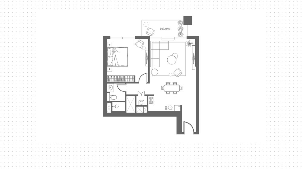 Compre 1169 apartamentos  - 1 habitación - EAU — imagen 5