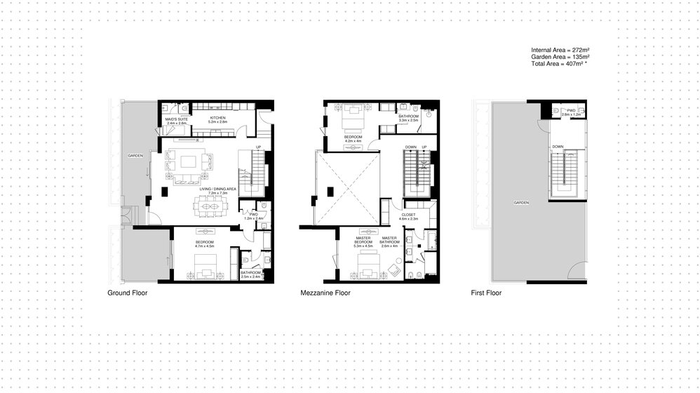Immobilie kaufen - 3 Zimmer - Abu Dhabi, VAE – Bild 12