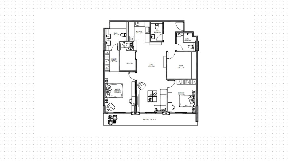Compre 338 apartamentos  - 3 habitaciones - EAU — imagen 1