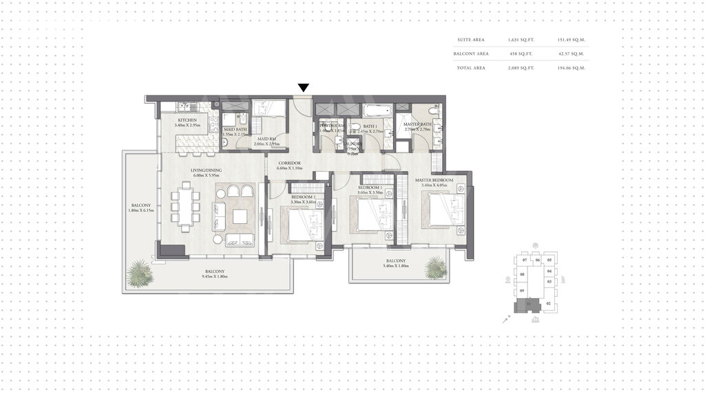 Apartments zum verkauf - für 1.824.400 $ kaufen – Bild 1