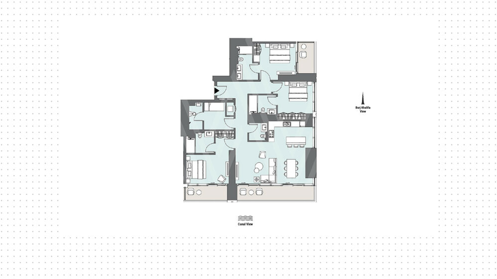 Immobilie kaufen - 3 Zimmer - Business Bay, VAE – Bild 21