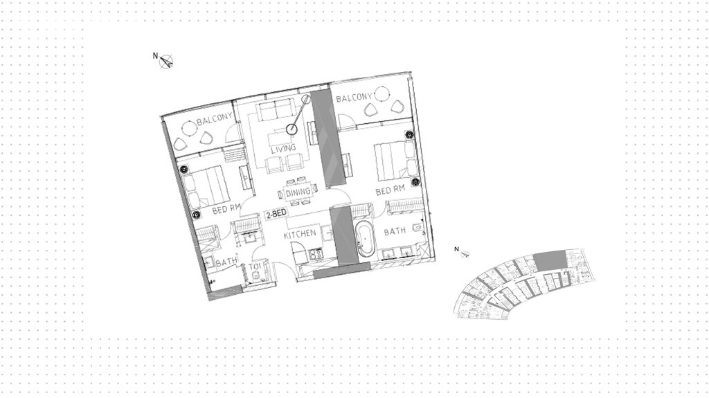 Apartamentos a la venta - Dubai - Comprar para 844.100 $ — imagen 1