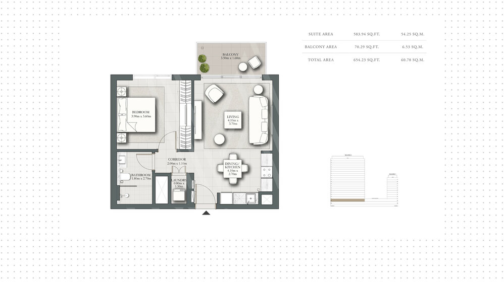Immobilie kaufen - 1 Zimmer - Dubai Hills Estate, VAE – Bild 9