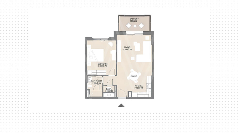 Immobilie kaufen - 1 Zimmer - Madinat Jumeirah Living, VAE – Bild 13